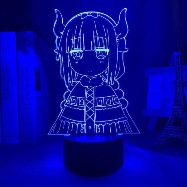 3D Natlampe Touch Switch Bord Skrivebord Illusionslamper Led Ni
