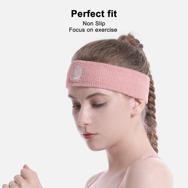 2 kpl Hikinauhat Ranneke Rannetuki Urheiluranneke Urheilu Rannetuki Kääre Hiha Miehille Naisille Kuntosali Juoksu Koripallo Pink