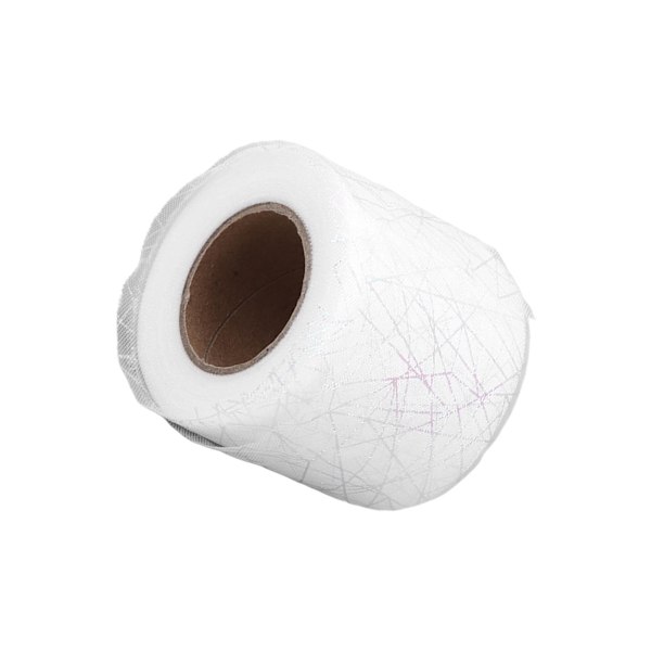 Tulle Rulle Symfoni Spindel Rörigt Nät Tulle Rulle DIY Båge Hårprydnad Material Band Vit