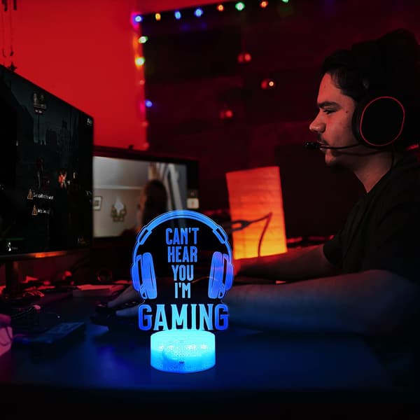 3D Gamepad Natlampe (3 mønstre) Spillekonsol I