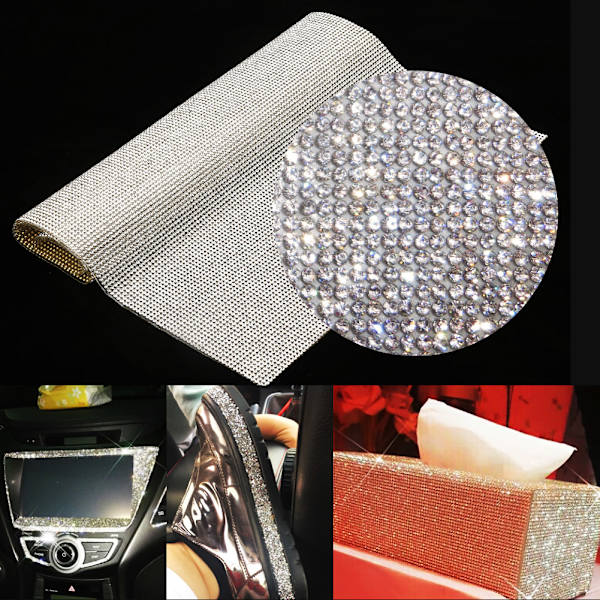 1 kpl DIY Sliver Muovitimanttinauha Timanttiverkkoverkko Pora Vaatteiden Koristetarvikkeet