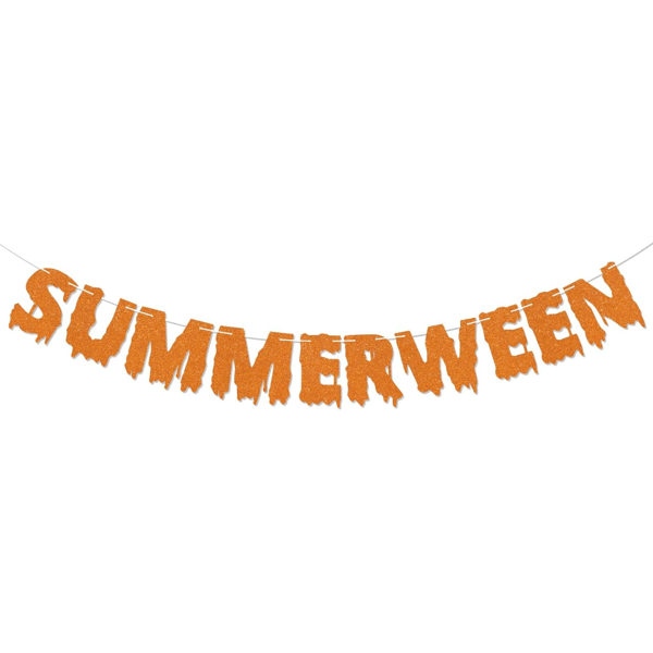 Summerween Banner – Sommer Halloween Festdekor