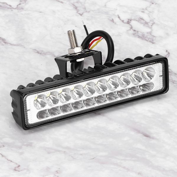 Universal 60W Køretøj Båd 20 LED Arbejdslys Hvid og Gul Lys Spotlight Kørelys