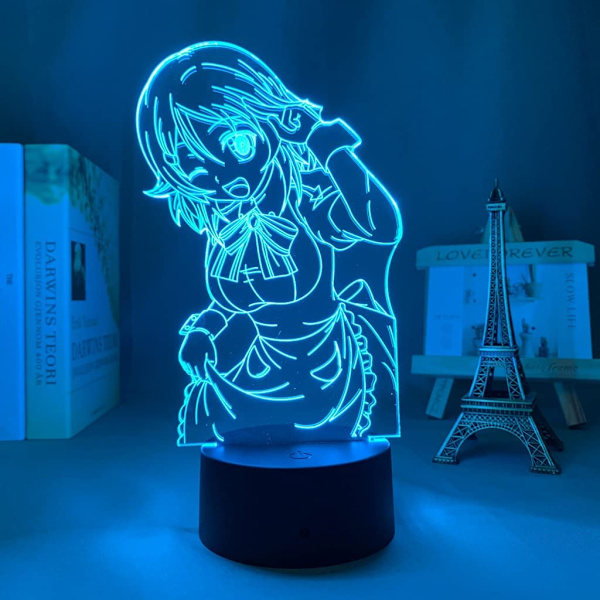 3D LED nattlampa Anime Sword Art Online Asuna för sovrummet