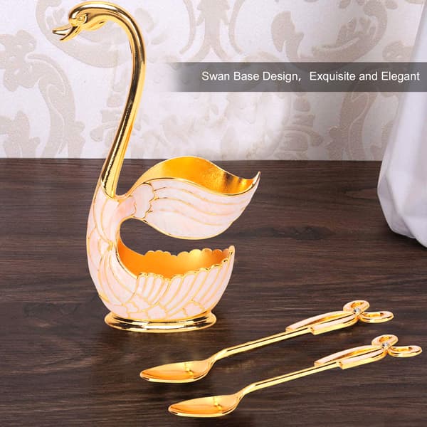 Bestickset med svanhållare dekoration Spoon