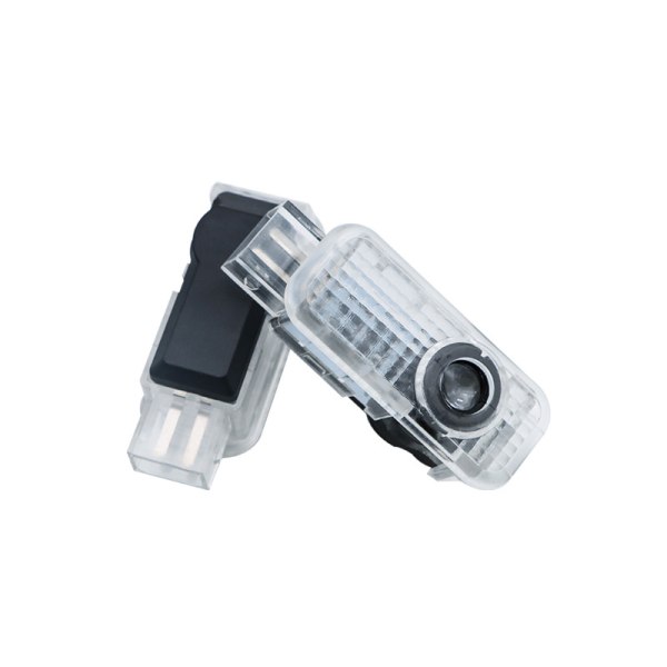 Egnet for Audi Aodi velkomstlys A4LA5A6L atmosfærisk lys A7A8LQ3Q5Q7 dør laser projeksjonslys (2 pakker)