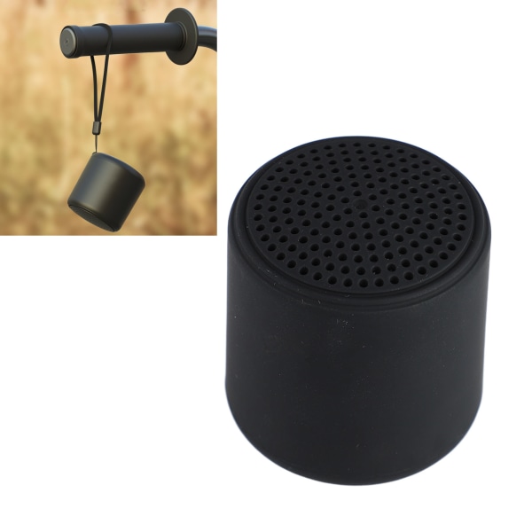 Mini langaton Bluetooth-kaiutin Älykäs USB-ladattava 400mah Vedenpitävä kannettava kaiutin sisä- ja ulkokäyttöön Musta