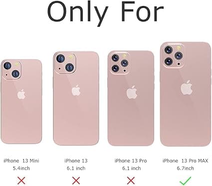 Kompatibel med iPhone 13-deksel, Klar deksel for iPhone 13 wi