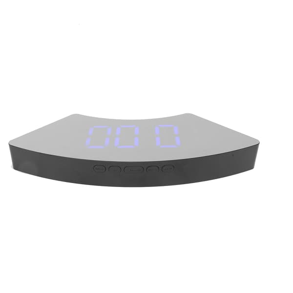 Klocka Enkel Elektronisk LED USB Mute Digital Väckarklocka för Kontor Sovrum Vardagsrum Blå