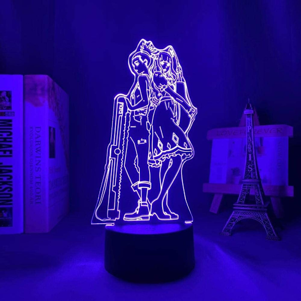 Carole och Tuesday Light Anime lampa 3D LED nattlampor 16 C
