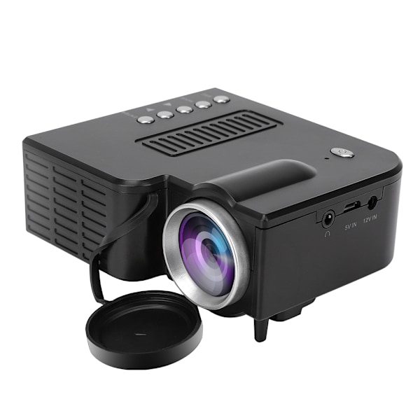 UC28B Micro LED-projektor 1080P  Bærbar husholdningsprojektor 500Lumens 5V 2AAU-plugg 110~240V