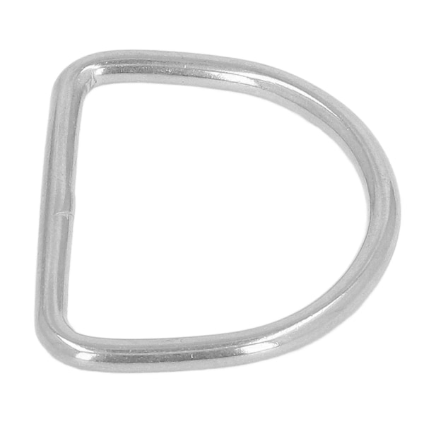 10 st 316 rostfritt stål D-ringar 3 mm sömlösa svetsade halvringsringar surfbräda kajaktillbehör 15x12x3MM