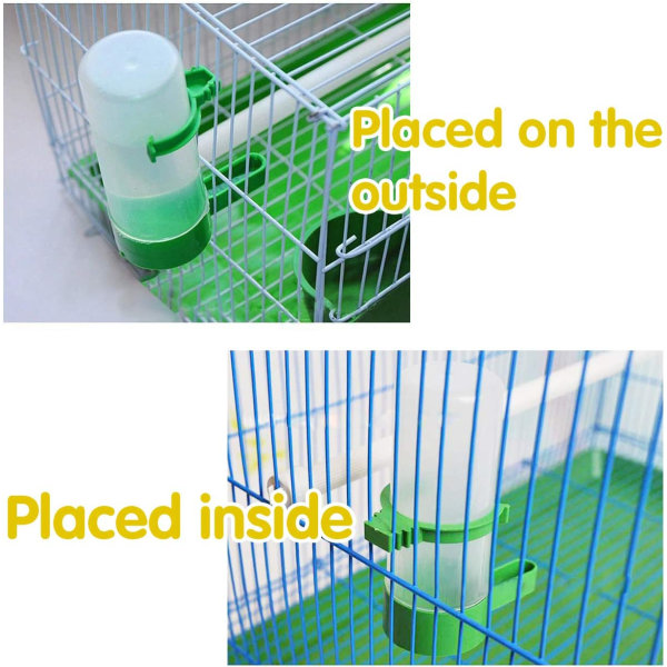 2-pack automatisk fågelmatare Fågelmatare och parakitmatare