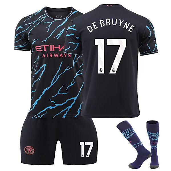 Manchester Cityn kotipeliasu 23/24 lapsille, NO.17 DEBRUYNE 20