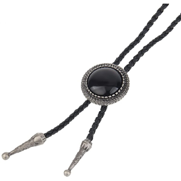 Native American Bolo Tie Rodeo Cowboy Läder Halsduk Wester B