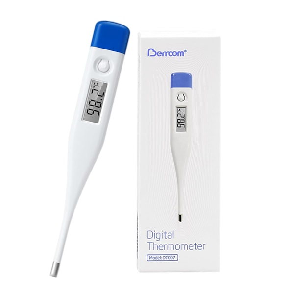 Digital Termometer för Vuxna och Barn, Oral Termometer för Baby Rektal och Underarms Termometer för Feberlarm Medicinsk Termometer