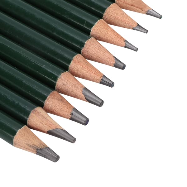 12-pack skiss pennor set trä giftfria målningsritning pennor konstmaterial