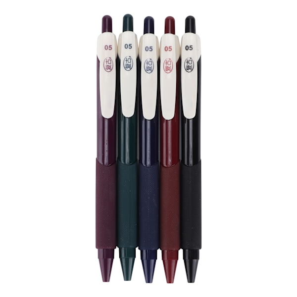 5 st gelpennor set 5 färger retro färg skiss gelpennor set för skrivning kalligrafi målning