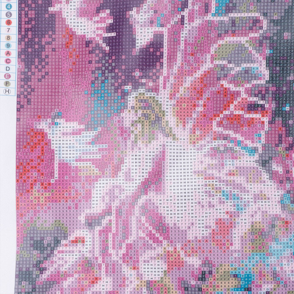 DIY Håndlavet Rhinestone Broderi Maleri Korssting Kit Håndværk Væg Dekoration (8082 Elf)