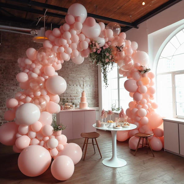 130 stk. Pastel Pink Balloner Forskellige Størrelser 18\" 12\" 10\" 5\" Ballonbue Girlande Sæt Perfekt til Fødselsdagsfest, Graduering, Baby Shower, Bryllup, Helligdage Pastel Pink