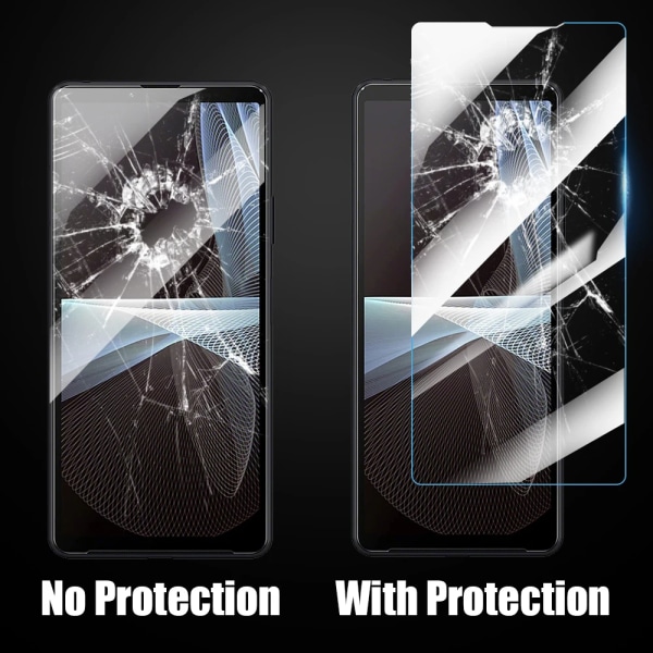 3st skärmskydd härdat glas för Sony Xperia 10 Plus skyddsglasfilm