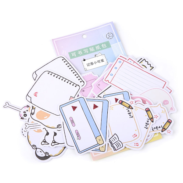 45 st/set skrivbara DIY-dagboksklistermärken, etiketter, scrapbooking-klistermärken, handboksdekoration (B09386)