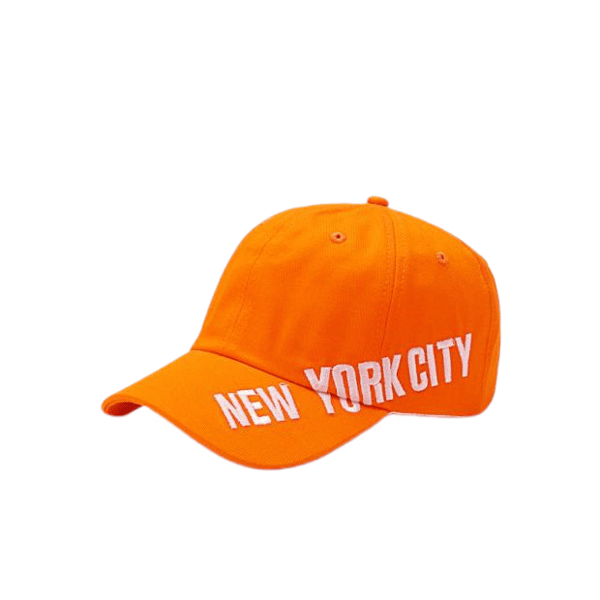 Sida broderad bokstavs baseballkeps mångsidig casual toppig Yellow