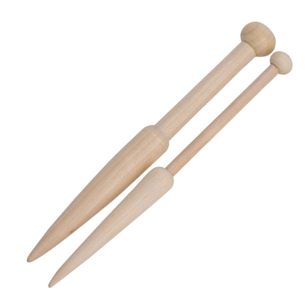 DIY vävverktyg ull kort stav vävd tröja halsduk gobeläng träpinne nål