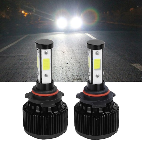 Universal X6-COB Bil LED Forlygte 50W 6500K Vandtæt Forlygte Køretøjs Udskiftning