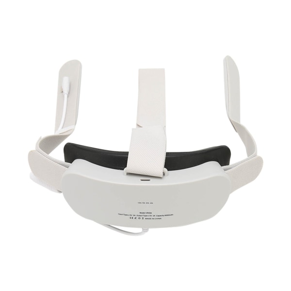 VR-hodeselestropp forlenger 3,5 til 4 timers spilletid VR-ladestropp med 6000 mAh batteripakke for Oculus Quest 2