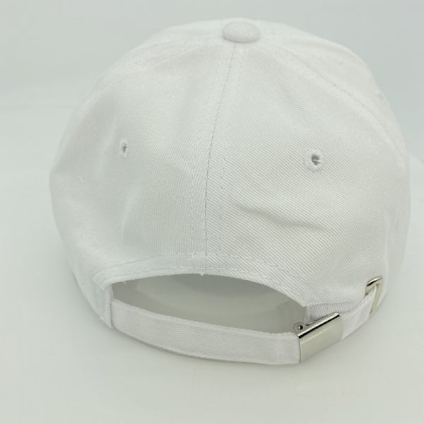 Hatt nummer 33 Justerbar Baseballkeps för män och kvinnor White