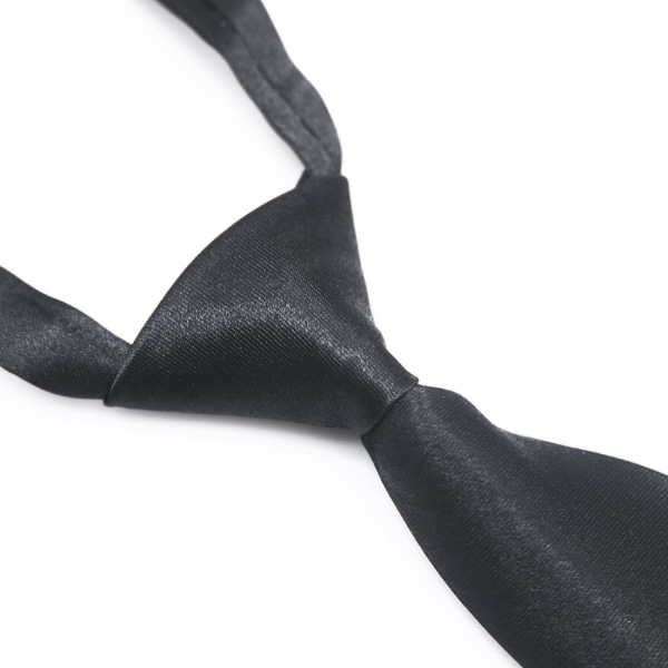 Pojkars justerbara enfärgad slips 36-50 cm