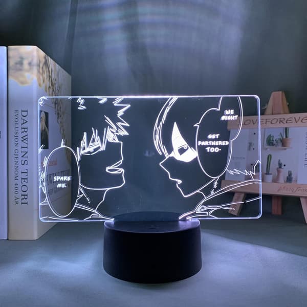 3D Led Illusion Lampe Natlys Bakugo Katsuki 3D Lampe Anim