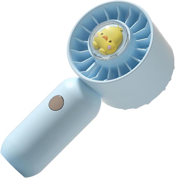 Trådløs opladning håndholdt ventilator USB Hjem Bærbar Skrivebords Mini Ventilator