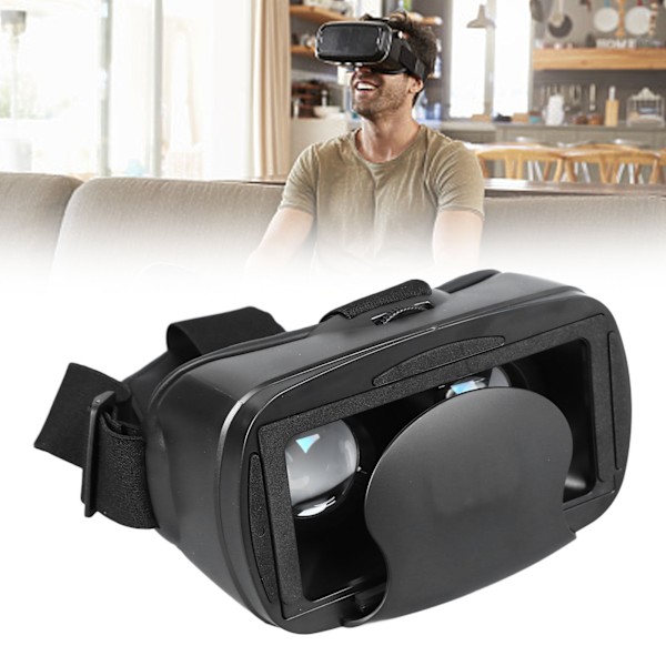 Virtuaalitodellisuuslasit säädettävillä hihnoilla, mukaansatempaava silmäsuoja, 3D VR -lasit 3D-pelien ja -elokuvien pelaamiseen 10 pcs