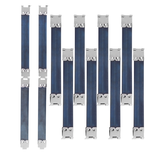10 st Metallplånbok Inre Ram Häng Väska Flex Spänne Lås DIY Sömnad Hantverk Tillbehör 12cm