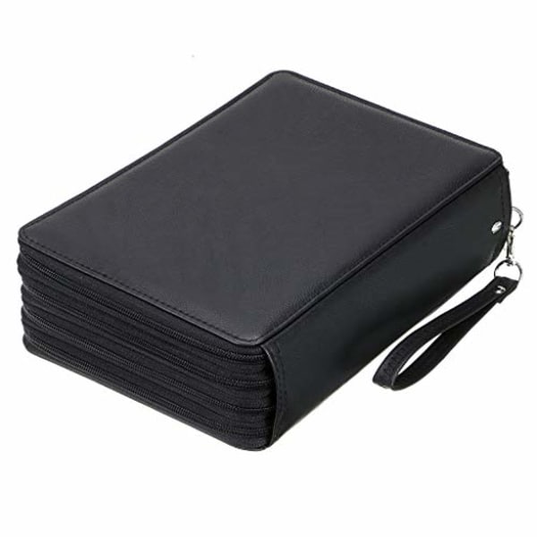 200 fack färgad pennfodral - Deluxe PU läder pennfodral G