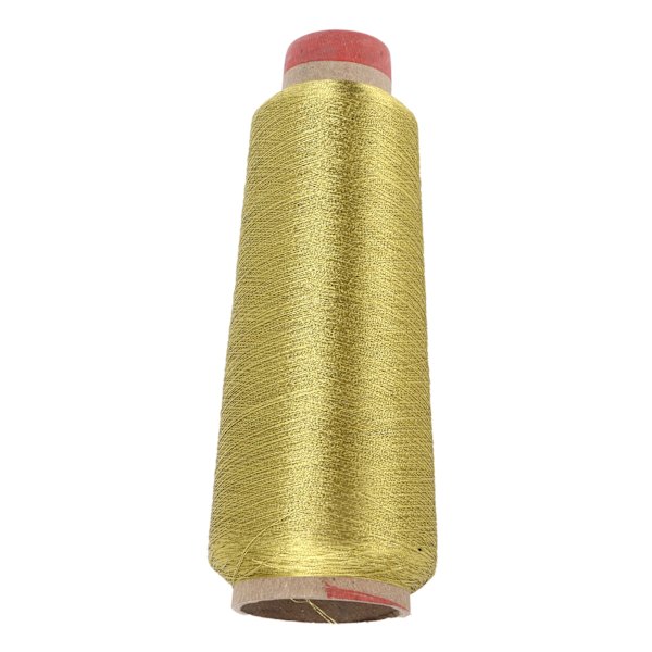 Sytråd slitstarkt hushållspolyestergarn för DIY-broderimaskinprojekt (guld)