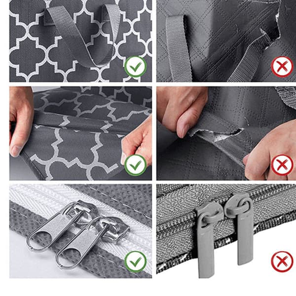 Klädförvaringsväskor [1-pack] Stor filt Kläder Organisatör