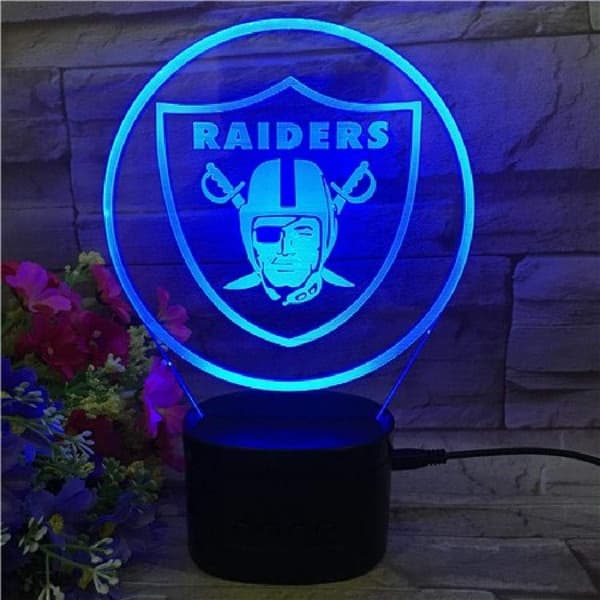 3D LED Illusionslampe, Natlampe 16 Farver Dæmpbar USB-strøm
