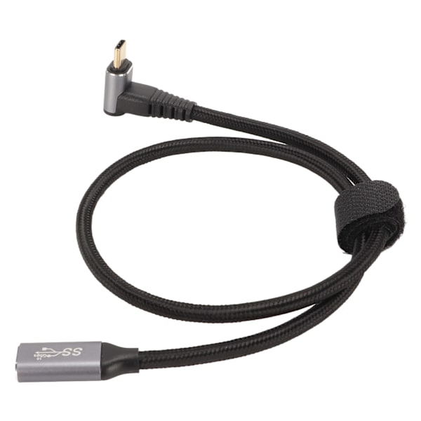 USB C 3.1 hann til hunn kabel PD100W hurtiglading 10 Gbps 4K ved 60Hz USB C ladekabel for Steam Deck spillkonsoller 50cm/19.7in