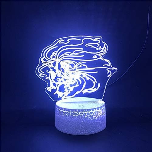 Naruto Kakashi Uchiha Sasuke 3D Illusion Natlampe Sm