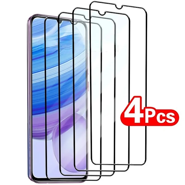 4 st härdat glas för Xiaomi Redmi Note 6t skyddsglas