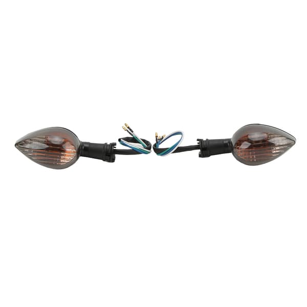 Par Blinklys Indikatorlys Foran Side 12V 6W Udskiftning til YZF R1 2009‑2014 Sort