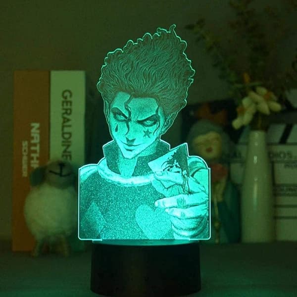 Hunter X Hunter 3D Illusions nattlampe med smart berøringskontroll, perfekt gave til hjemmedekor og barn