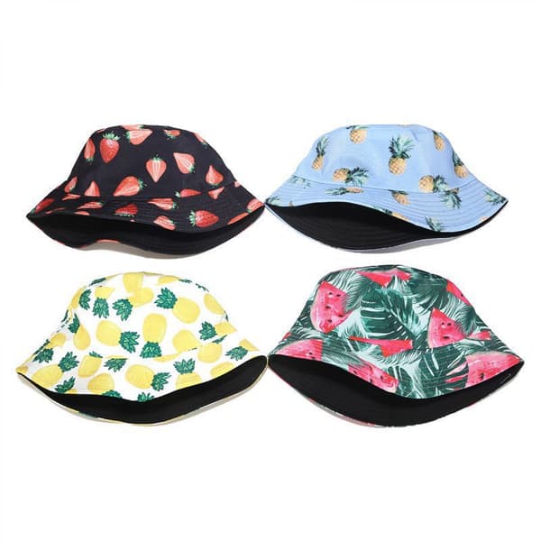Unisex Print Dobbeltsidet Vendbar Spandhat Y
