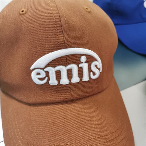 Hat Brev Broderet Justerbar Baseball Kasket Brown