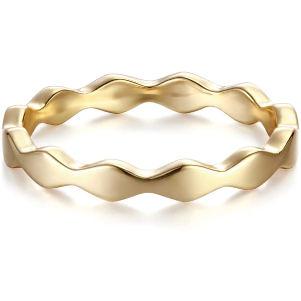 Guld Ring med Ögonhänge