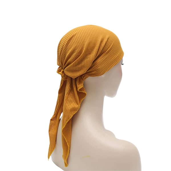 Huvudbonad Förknytad Bandana Turban Dam Lätt Bandana C