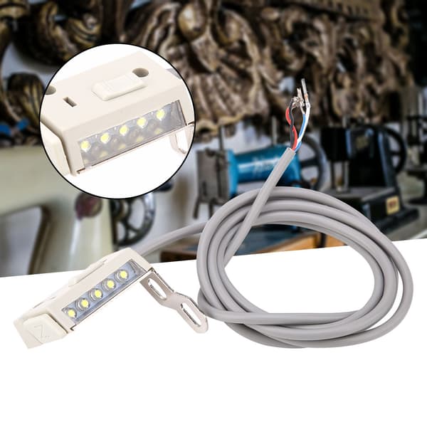 Sylampe med LED-lys for symaskin